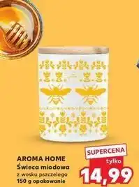 Kaufland Świeca zapachowa wosk pszczeli 150g Aroma Home oferta