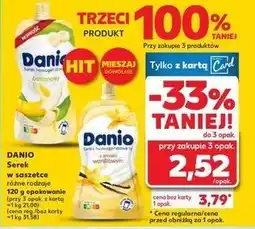 Kaufland Serek bananowy saszetka Danone Danio oferta