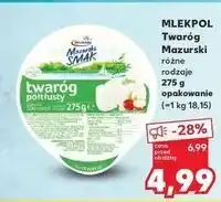 Kaufland Twaróg półtłusty Mazurski Smak oferta