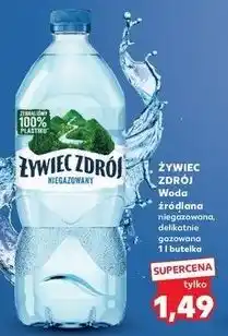 Kaufland Woda delikatnie musująca Żywiec Zdrój oferta