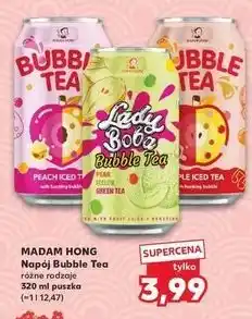 Kaufland Napój lady boba gruszka melon Madam Hong Bubble Tea oferta