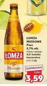 Kaufland Piwo Łomża Miodowe oferta