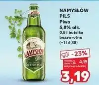 Kaufland Piwo Namysłów Pils oferta