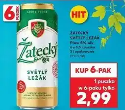 Kaufland Piwo Zatecky Svetly Lezak oferta