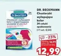 Kaufland Chusteczki wyłapujące kolor i wspomagające usuwanie brudu Dr. Beckmann oferta