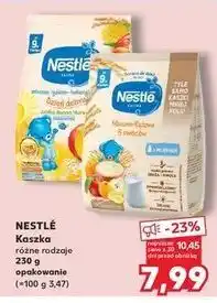 Kaufland Kaszka mleczna ryżowo-kukurydziana truskawka-banan Nestle Dzień Dobry oferta