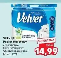 Kaufland Papier toaletowy rumianek & aloes Velvet oferta