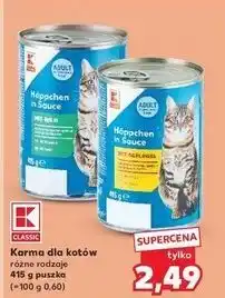 Kaufland Pasztet dla kotów z rybą K-Classic oferta