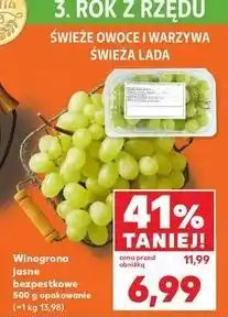 Kaufland Winogrona jasne oferta