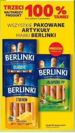 Kaufland Parówki z serem Morliny Berlinki oferta