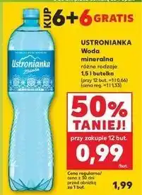 Kaufland Woda niegazowana Ustronianka Biała oferta