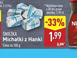 ALDI Snieżka Michatki z Hanki oferta