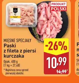 ALDI Paski z fileta z piersi kurczaka oferta