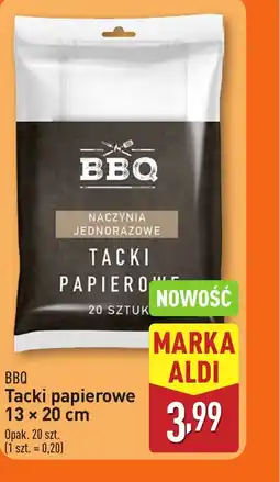 ALDI Tacki papierowe BBQ oferta
