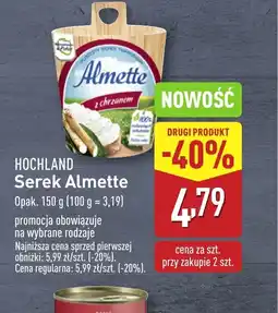 ALDI Serek Almette Hochland oferta