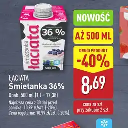 ALDI Smietanka Laciata 36% oferta