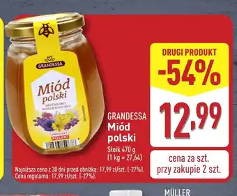 ALDI Miód polski Grandessa oferta