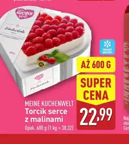 ALDI Torcik serce z malinami oferta