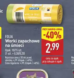 ALDI Worki zapachowe na śmieci Folia oferta