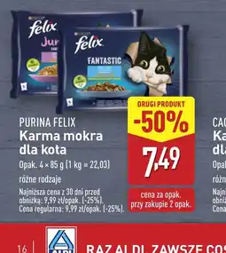 ALDI Purina Felix Karma mokra dla kota oferta