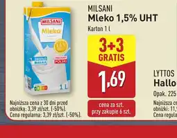 ALDI Mleko Milsani 1,5% UHT oferta