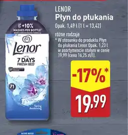 ALDI Lenor Płyn do płukania oferta