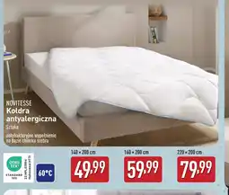 ALDI Kołdra antyalergiczna Novitesse oferta