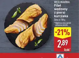 ALDI Filet wędzony z piersi kurczaka oferta