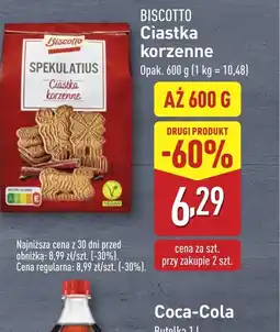 ALDI Ciastka korzenne Biscotto Spekulatius oferta