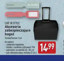 ALDI Akcesoria zabezpieczające bagaż Live in Style oferta