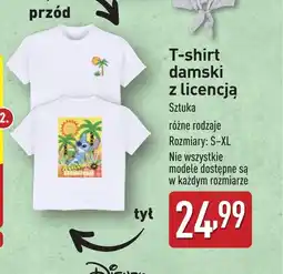 ALDI T-shirt damski z licencją oferta