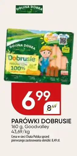 Chata Polska Parówki dobrusie 160g Goodvalley oferta
