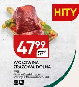 Chata Polska Wołowina zrazowa dolna 1kg Chata Polska oferta