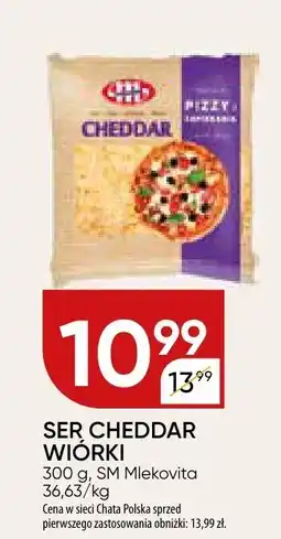 Chata Polska Ser cheddar wiórki SM Mlekovita oferta