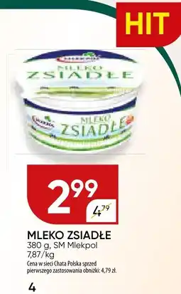 Chata Polska Mleko zsiadłe SM Mlekpol oferta