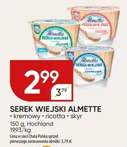 Chata Polska Serek wiejski almette Hochland oferta