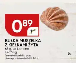 Chata Polska Bułka muszelka z kiełkami żyta Lorraine oferta