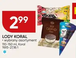 Chata Polska Lody Koral wybrany asortyment 110-150 ml oferta