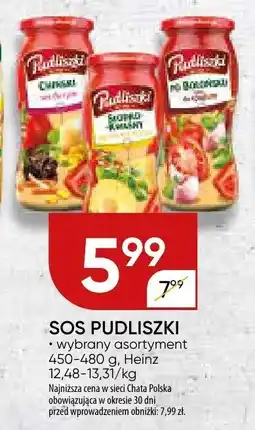 Chata Polska Sos Pudliszki 450-480 g oferta