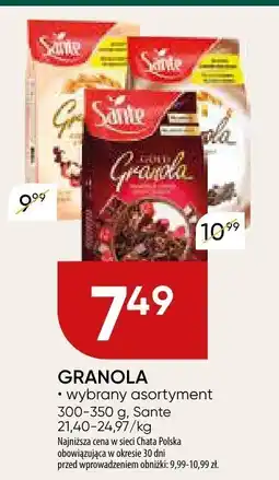 Chata Polska Granola Sante 300-350 g oferta