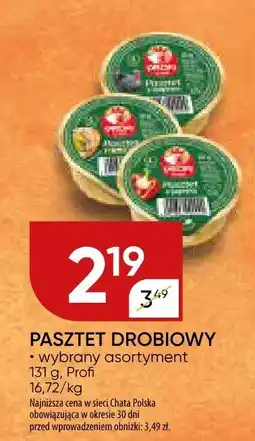 Chata Polska Pasztet drobiowy Profi 131 g oferta