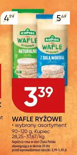 Chata Polska Wafle ryżowe Kupiec 90-120 g oferta