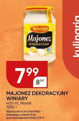 Chata Polska Majonez dekoracyjny Winiary 400 ml oferta