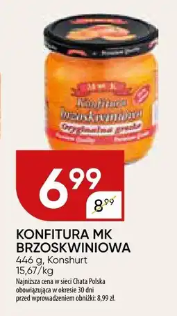 Chata Polska Konfitura MK brzoskwiniowa 446 g Konshurt oferta