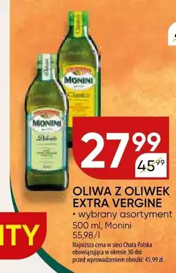 Chata Polska Oliwa z oliwek Extra Vergine 500 ml Monini oferta