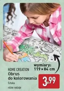 ALDI Obrus do kolorowania Home Creation oferta