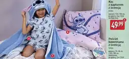 ALDI Koc z kapturem lilo i stich 120 x 150 cm oferta