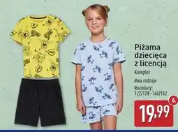 ALDI Piżama spongebob 122/128-146/152 oferta
