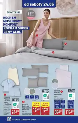 ALDI Piżama z muślinu m-xl Up2Fashion oferta