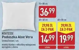 ALDI Poduszka aloe vera 40 x cm Novitesse oferta
